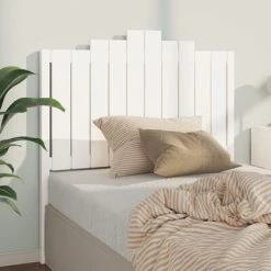 VidaXL Tête de lit Blanc 106x4x110 cm Bois massif de pin 9 VidaXL Tête de lit Blanc 106x4x110 cm Bois massif de pin -Têtes et pieds de lit Soldes image 1 818456
