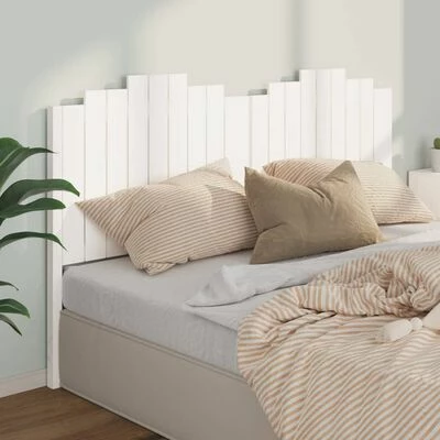 VidaXL Tête de lit Blanc 186x4x110 cm Bois massif de pin 4 VidaXL Tête de lit Blanc 186x4x110 cm Bois massif de pin – Image 2