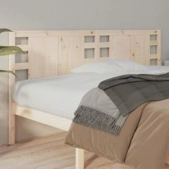 VidaXL Tête de lit 166x4x100 cm Bois massif de pin -Têtes et pieds de lit Soldes image 1 818780