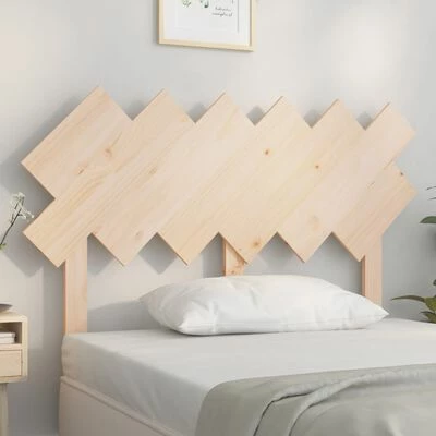 VidaXL Tête de lit 122,5x3x80,5 cm Bois massif de pin 4 VidaXL Tête de lit 122,5x3x80,5 cm Bois massif de pin – Image 2