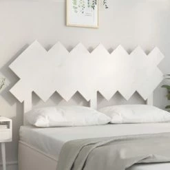 VidaXL Tête de lit Blanc 141x3x80,5 cm Bois massif de pin 9 VidaXL Tête de lit Blanc 141x3x80,5 cm Bois massif de pin -Têtes et pieds de lit Soldes image 1 819221