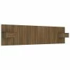 VidaXL Tête de lit avec armoires Chêne marron Bois d'ingénierie -Têtes et pieds de lit Soldes image 2 3115755