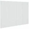 VidaXL Tête de lit Blanc 120x1,5x80 cm Bois d'ingénierie