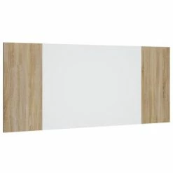 Têtes et pieds de lit Soldes 18 VidaXL Tête de lit Blanc chêne sonoma 200x1,5x80 cm Bois d'ingénierie