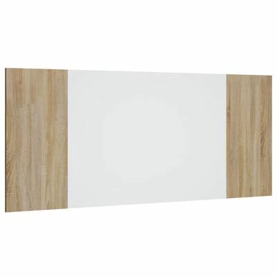 VidaXL Tête de lit Blanc chêne sonoma 200x1,5x80 cm Bois d'ingénierie 3 VidaXL Tête de lit Blanc chêne sonoma 200x1,5x80 cm Bois d'ingénierie