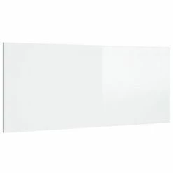 VidaXL Tête de lit Blanc brillant 200x1,5x80 cm Bois d'ingénierie