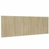 VidaXL Tête de lit murale Chêne sonoma 240x1,5x80 cm Bois d'ingénierie 2 VidaXL Tête de lit murale Chêne sonoma 240x1,5x80 cm Bois d'ingénierie -Têtes et pieds de lit Soldes image 2 811055