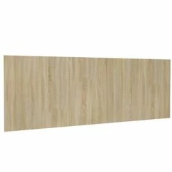 VidaXL Tête de lit murale Chêne sonoma 240x1,5x80 cm Bois d'ingénierie