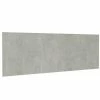 VidaXL Tête de lit murale Gris béton 240x1,5x80 cm Bois d'ingénierie