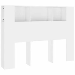 VidaXL Armoire de tête de lit Blanc 140x18,5x104,5 cm