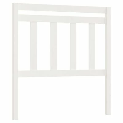 VidaXL Tête de lit Blanc 96x4x100 cm Bois massif de pin 3 VidaXL Tête de lit Blanc 96x4x100 cm Bois massif de pin