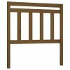 VidaXL Tête de lit Marron miel 106x4x100 cm Bois massif de pin -Têtes et pieds de lit Soldes image 2 814082
