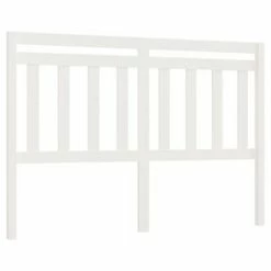 VidaXL Tête de lit Blanc 126x4x100 cm Bois massif de pin