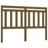 VidaXL Tête de lit Marron miel 126x4x100 cm Bois massif de pin -Têtes et pieds de lit Soldes image 2 814087