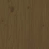 VidaXL Tête de lit Marron miel 156x4x100 cm Bois massif de pin -Têtes et pieds de lit Soldes image 2 814102