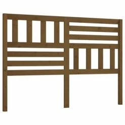 VidaXL Tête de lit Marron miel 166x4x100 cm Bois massif de pin