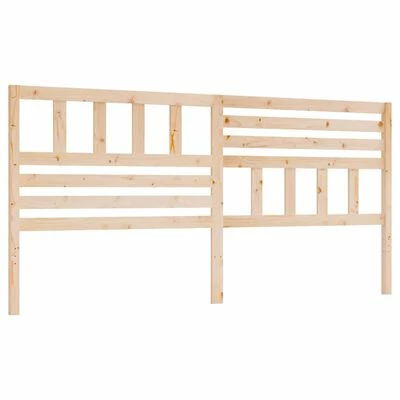 VidaXL Tête de lit 186x4x100 cm Bois massif de pin 3 VidaXL Tête de lit 186x4x100 cm Bois massif de pin