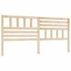 VidaXL Tête de lit 206x4x100 cm Bois massif de pin -Têtes et pieds de lit Soldes image 2 814164