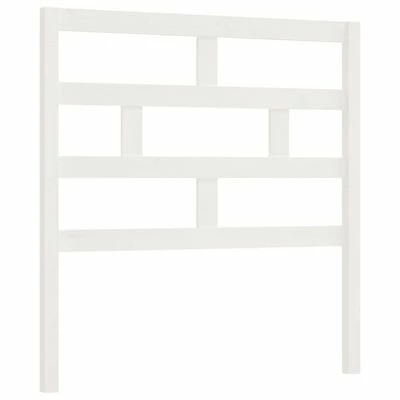 VidaXL Tête de lit Blanc 96x4x100 cm Bois massif de pin 3 VidaXL Tête de lit Blanc 96x4x100 cm Bois massif de pin