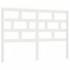 VidaXL Tête de lit Blanc 156x4x100 cm Bois massif de pin 2 VidaXL Tête de lit Blanc 156x4x100 cm Bois massif de pin -Têtes et pieds de lit Soldes image 2 814200