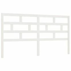 VidaXL Tête de lit Blanc 186x4x100 cm Bois massif de pin