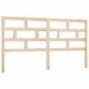 VidaXL Tête de lit 206x4x100 cm Bois massif de pin -Têtes et pieds de lit Soldes image 2 814214