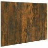 VidaXL Tête de lit Chêne fumé 120x1,5x80 cm Bois d'ingénierie -Têtes et pieds de lit Soldes image 2 816970