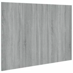 VidaXL Tête de lit Sonoma gris 120x1,5x80 cm Bois d'ingénierie