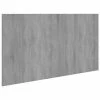 VidaXL Tête de lit Sonoma gris 160x1,5x80 cm Bois d'ingénierie -Têtes et pieds de lit Soldes image 2 816974