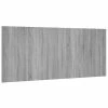 VidaXL Tête de lit Sonoma gris 200x1,5x80 cm Bois d'ingénierie -Têtes et pieds de lit Soldes image 2 816977