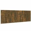 VidaXL Tête de lit murale Chêne fumé 240x1,5x80 cm Bois d'ingénierie -Têtes et pieds de lit Soldes image 2 816979