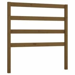 VidaXL Tête de lit Marron miel 96x4x100 cm Bois massif de pin