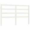 VidaXL Tête de lit Blanc 156x4x100 cm Bois massif de pin -Têtes et pieds de lit Soldes image 2 817646