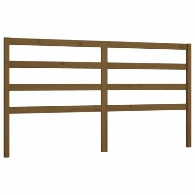 VidaXL Tête de lit Marron miel 186x4x100 cm Bois massif de pin 3 VidaXL Tête de lit Marron miel 186x4x100 cm Bois massif de pin