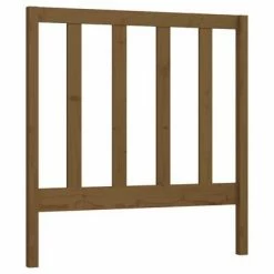 VidaXL Tête de lit Marron miel 81x4x100 cm Bois massif de pin