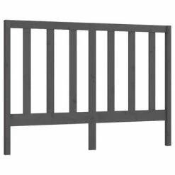 VidaXL Tête de lit Gris 146x4x100 cm Bois massif de pin