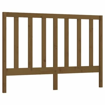 VidaXL Tête de lit Marron miel 146x4x100 cm Bois massif de pin 3 VidaXL Tête de lit Marron miel 146x4x100 cm Bois massif de pin