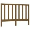 VidaXL Tête de lit Marron miel 166x4x100 cm Bois massif de pin -Têtes et pieds de lit Soldes image 2 817703