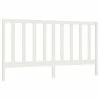 VidaXL Tête de lit Blanc 206x4x100 cm Bois massif de pin 2 VidaXL Tête de lit Blanc 206x4x100 cm Bois massif de pin -Têtes et pieds de lit Soldes image 2 817711