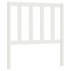 VidaXL Tête de lit Blanc 81x4x100 cm Bois massif de pin