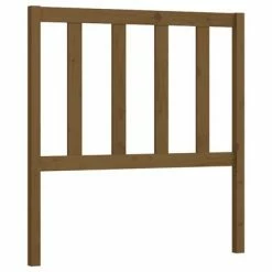 VidaXL Tête de lit Marron miel 81x4x100 cm Bois massif de pin