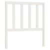 VidaXL Tête de lit Blanc 96x4x100 cm Bois massif de pin
