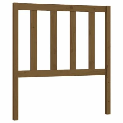 VidaXL Tête de lit Marron miel 106x4x100 cm Bois massif de pin 3 VidaXL Tête de lit Marron miel 106x4x100 cm Bois massif de pin