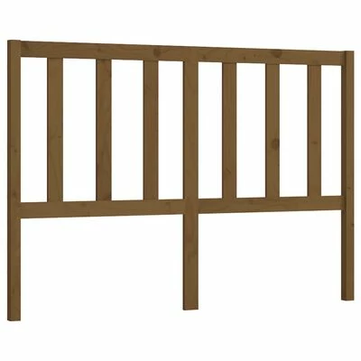 VidaXL Tête de lit Marron miel 126x4x100 cm Bois massif de pin 3 VidaXL Tête de lit Marron miel 126x4x100 cm Bois massif de pin