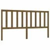 VidaXL Tête de lit Marron miel 186x4x100 cm Bois massif de pin -Têtes et pieds de lit Soldes image 2 817758