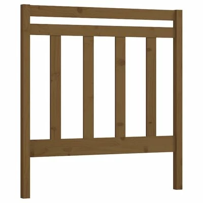 VidaXL Tête de lit Marron miel 96x4x100 cm Bois massif de pin 3 VidaXL Tête de lit Marron miel 96x4x100 cm Bois massif de pin