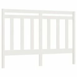 VidaXL Tête de lit Blanc 146x4x100 cm Bois massif de pin