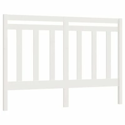 VidaXL Tête de lit Blanc 146x4x100 cm Bois massif de pin 3 VidaXL Tête de lit Blanc 146x4x100 cm Bois massif de pin