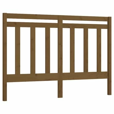 VidaXL Tête de lit Marron miel 156x4x100 cm Bois massif de pin 3 VidaXL Tête de lit Marron miel 156x4x100 cm Bois massif de pin