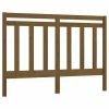 VidaXL Tête de lit Marron miel 166x4x100 cm Bois massif de pin -Têtes et pieds de lit Soldes image 2 817803